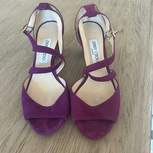 Jimmy Choo Heeled Purple Sandals
